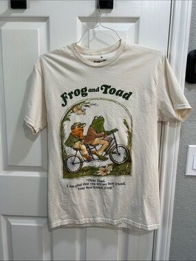 Frog and Toad Short Sleeve Graphic Tee - Cream
